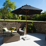 Classic Wood Framed 2.6m Round Parasols