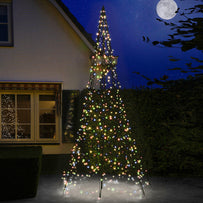 Outdoor 3D Illuminated Multi Coloured LED Christmas Tree (4653732003900)