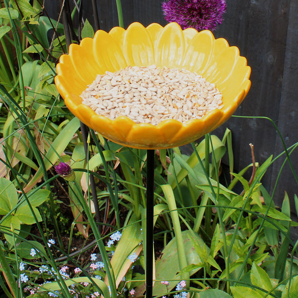 Sunflower Bird Feeder Dish (6727737573436)