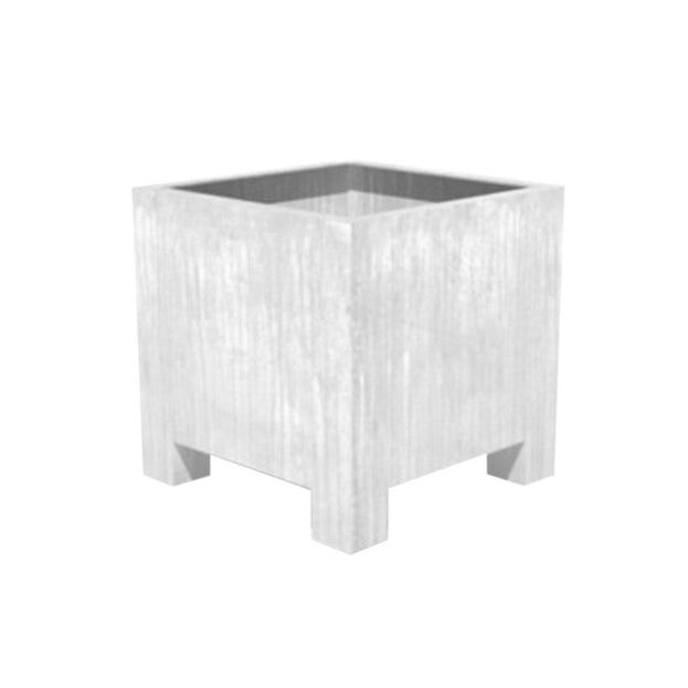 Square Galvanised Steel Planter with Feet (4650711384124)