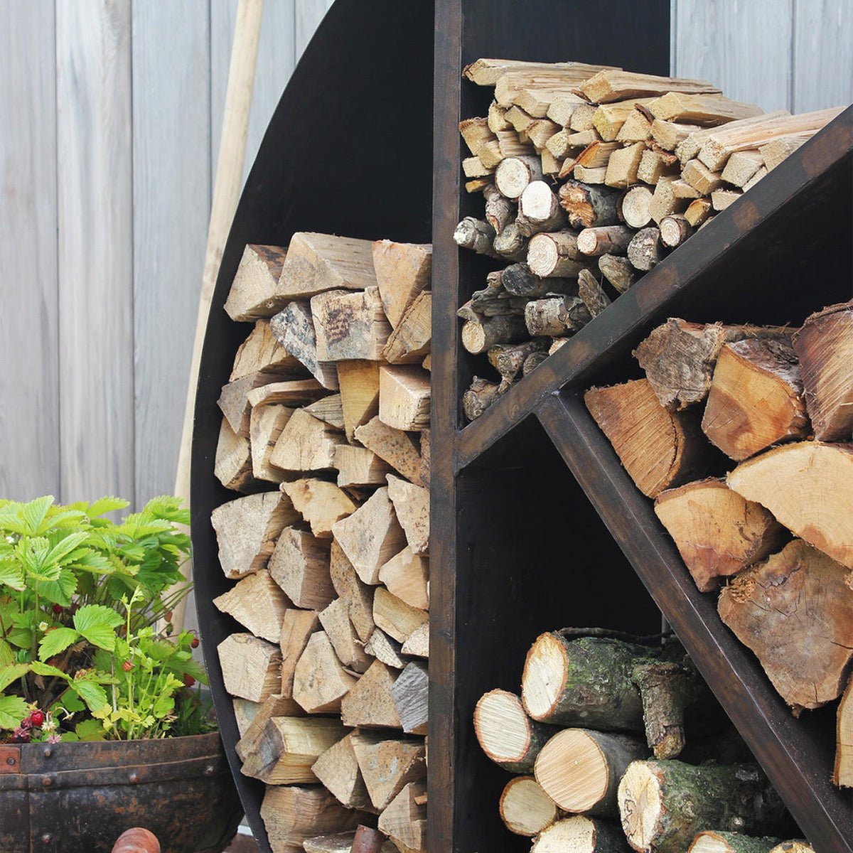 Buy Kadai Heavy Metal Log Store — The Worm that Turned - revitalising ...