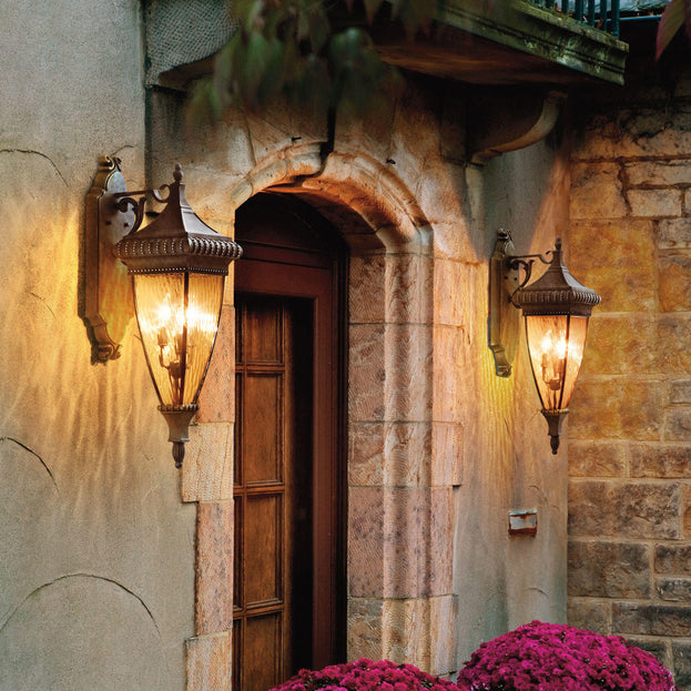 Venetian Rain Outdoor Down Wall Lanterns (4734424318012)
