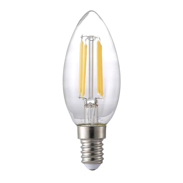 LED Dimmable 4.8W E27 Candle Bulb (4651896045628)