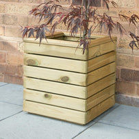 Linear Square Wooden Planters (4734417633340)
