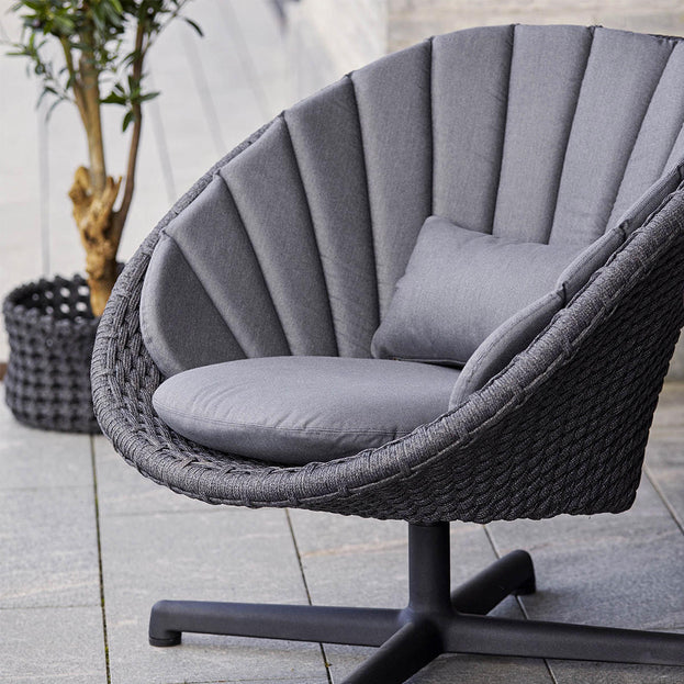 Peacock Rope Outdoor Lounge Swivel Chair (4723778420796)