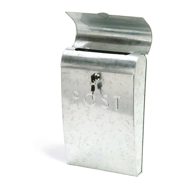 Galvanised Lockable Post Box (4649582559292)