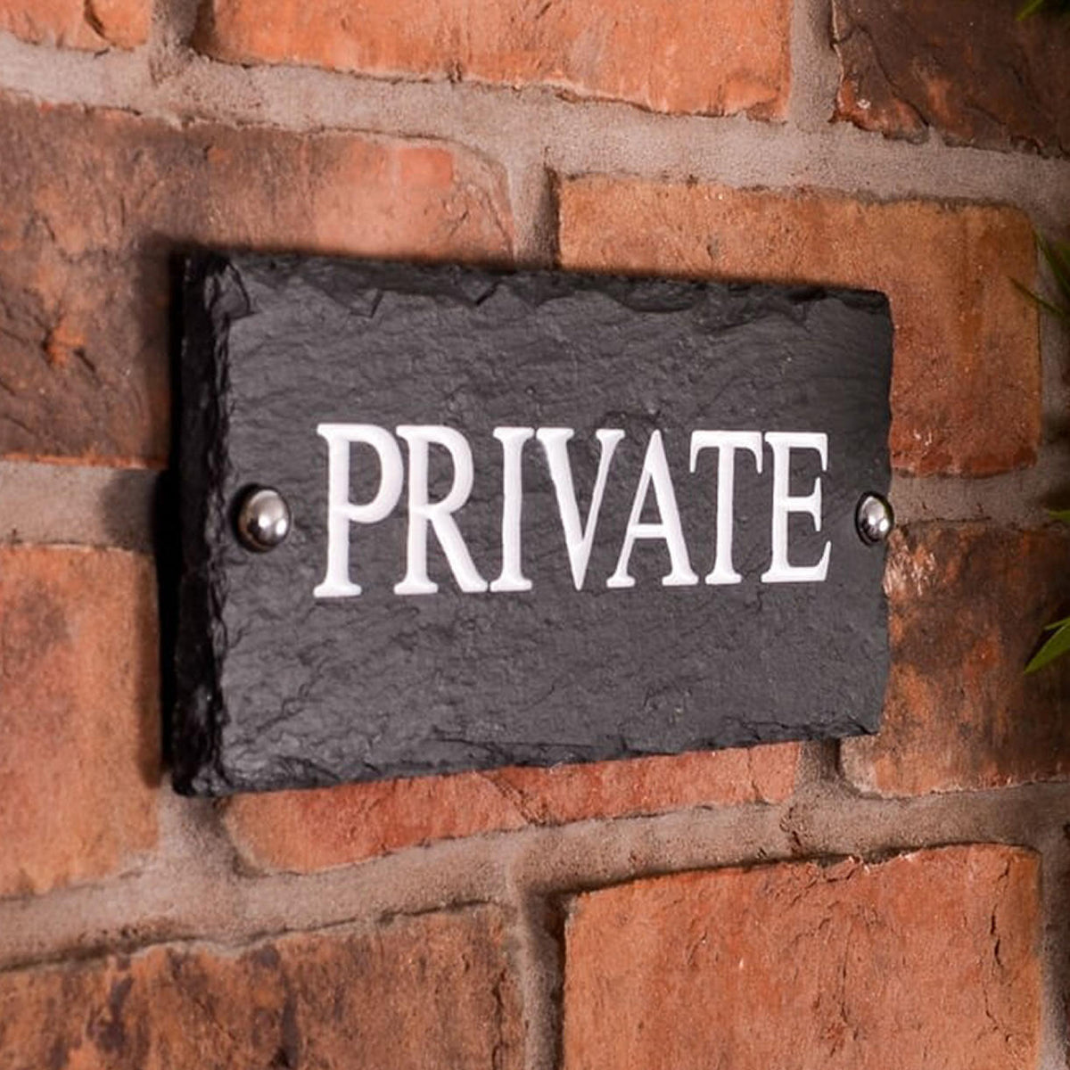 Rustic One Line Sign Image Buy Rustic Slate One Line House Signs — The Worm that Turned ...