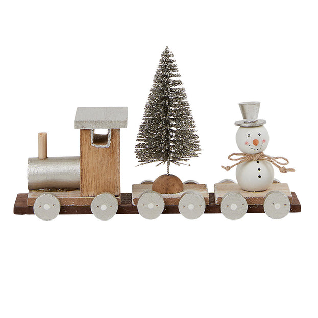 All Aboard Wooden Christmas Train Decoration (4653358055484)
