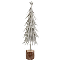 Silver Leaves Nordic Tree Decoration (4653360480316)