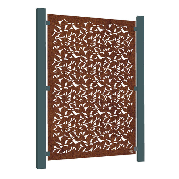 Buy Weathering Steel Large Decorative Screens — The Worm that Turned ... - Weathered Steel Decorative Panels