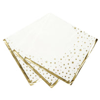Gold Starry Paper Napkins (4651163287612)