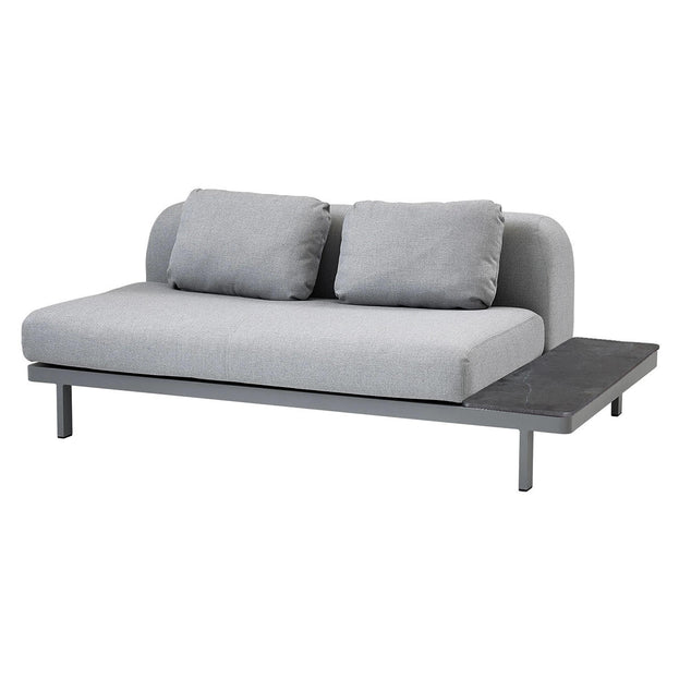 Space 2 Seater Module with Ceramic Table - Left (4714302996540)