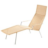 Straw Flat Weave Chaise Lounge (4652585582652)