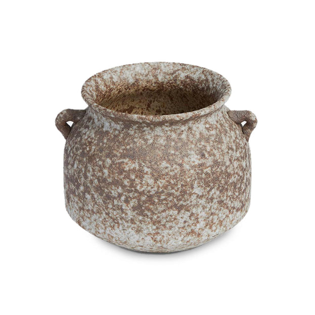 Stubby Aged Terracotta Belly Pot (4653375160380)