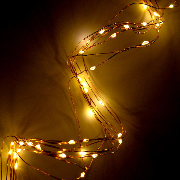 Copper Bare Wire LED Outdoor String Lights (4651136974908)