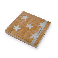 Gold and Silver Star Paper Napkins (4650129883196)