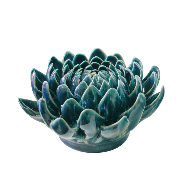 Ceramic Dahlia Flower Blue (7090999623740)