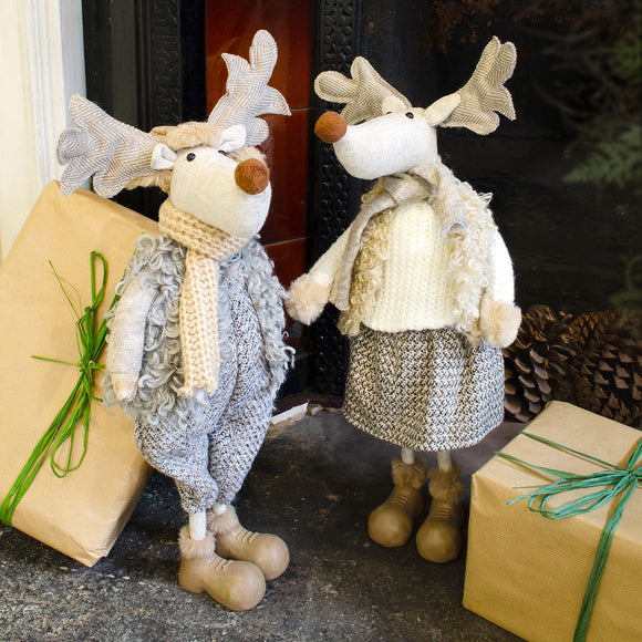 Cosy Couple Reindeer in Winter Woolies (7151773286460)