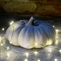 Decorative Cement Pumpkin (4650074243132)