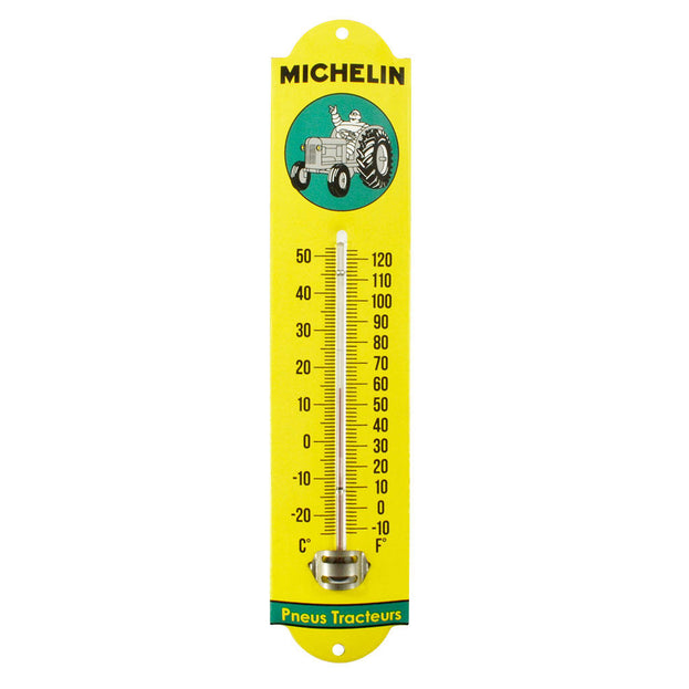 Enamel Outdoor Michelin Tractor Thermometer (6584051597372)