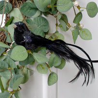 Fancy Festive Feather Bird Decorations (7152916725820)