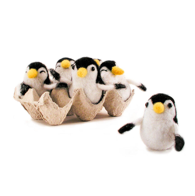 Felt Penguins in Egg Box (4649072623676)