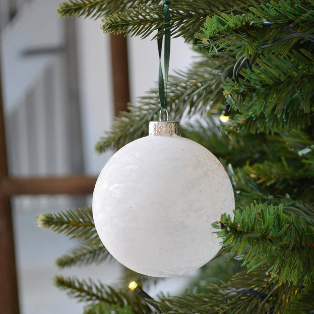 Frosted Glass Bauble (4649565913148)