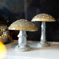 Gilded Enchanted Mushrooms - Set of 2 (7153032855612)