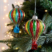 Glass Air Balloon Tree Decoration (4653377421372)