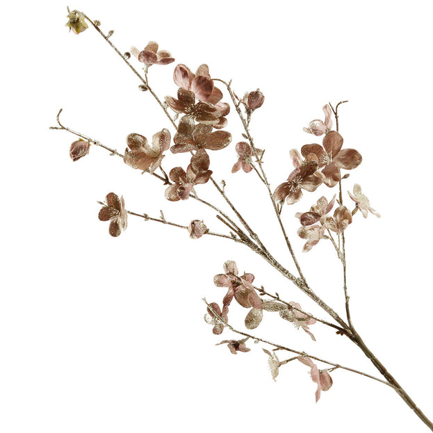 Glittered Taupe Blossom Stem (4651148378172)