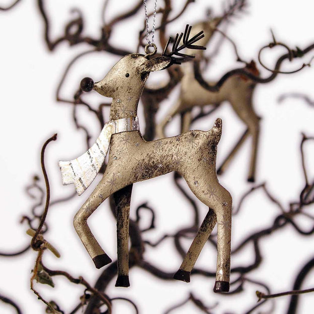 Gold Reindeer Decoration (4647957561404)