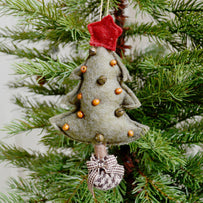 Hanging Felt Christmas Trees (4650078142524)