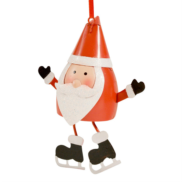 Jolly Hanging Metal Santa (4651147690044)