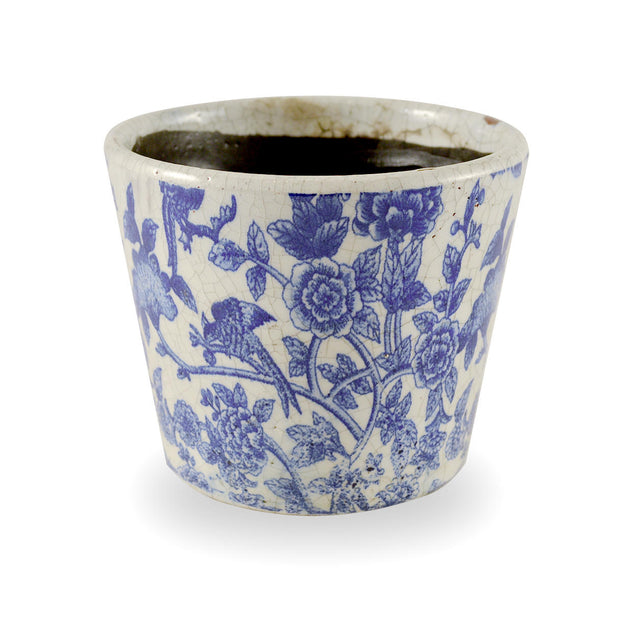 Old Delft Styled Glazed Pots (4650480336956)