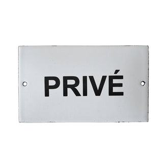 Prive Signs Buy Enamel 'Privé' Sign — The Worm that Turned - revitalising your ...