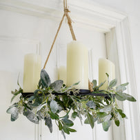 Rustic Hanging Candle Holder (6662310592572)