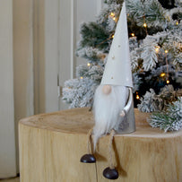 Sitting Silver Tomte Decoration (6657825898556)