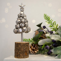 Sleigh Bells Silver Christmas Tree (7152922886204)