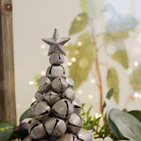 Sleigh Bells Silver Christmas Tree (7152922886204)