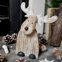 Rustic Wooden Reindeer (4650104160316)