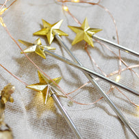 Gold Star Topped Stirrers (4651957518396)