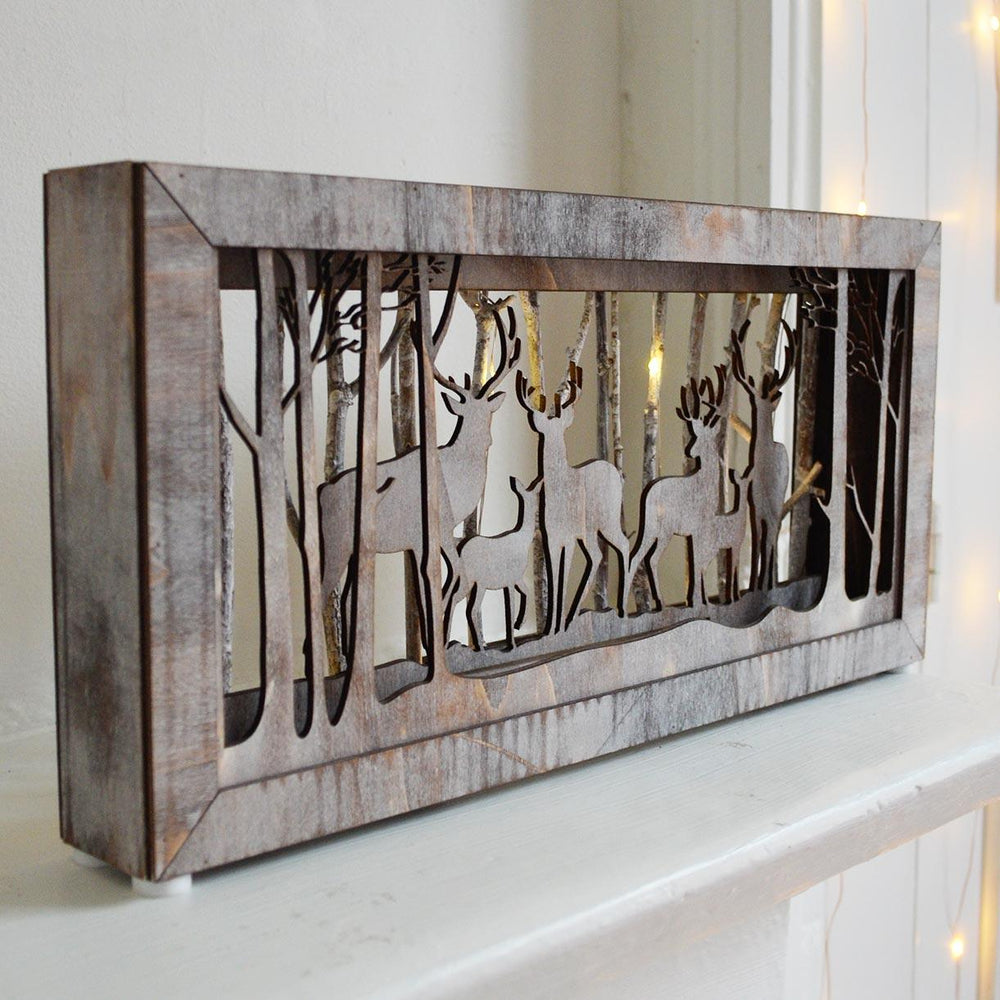 Buy LED Woodland Scene Lightboxes — The Worm that Turned - revitalising ...