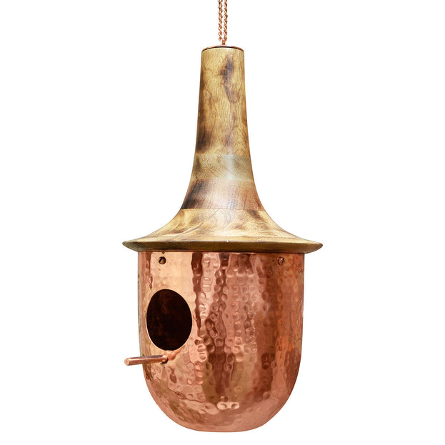 Copper and Wood Birdhouse or Feeder (4650634739772)