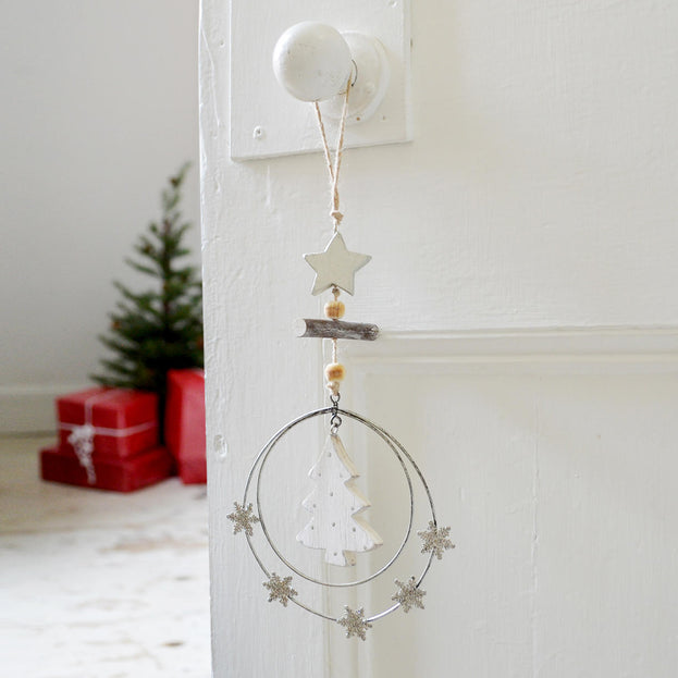 Snowflakes and Tree Hanging Decoration (4650105176124)