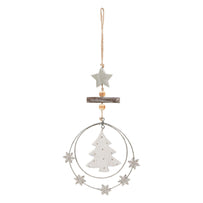 Snowflakes and Tree Hanging Decoration (4650105176124)
