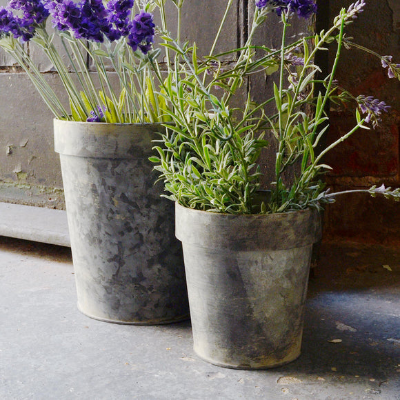 Zinc Flower Pots (4651348164668)