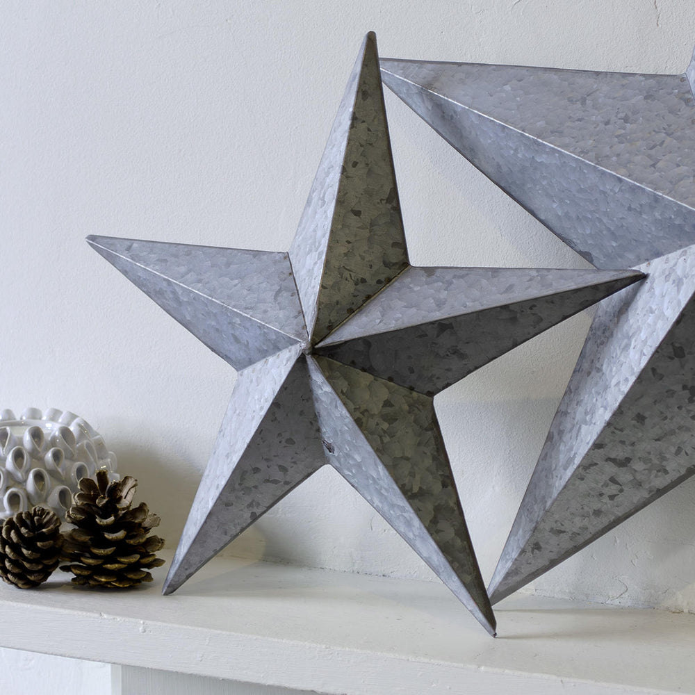 Buy Zinc Metal Christmas Stars — The Worm that Turned - revitalising ...