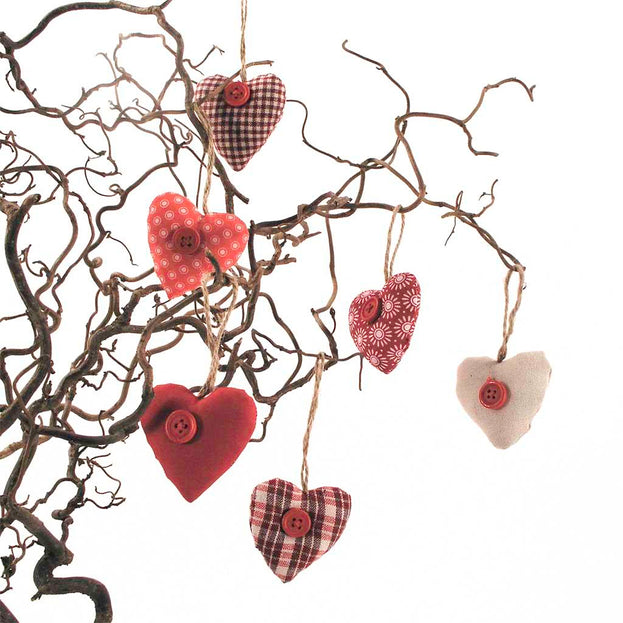 Hanging Patchwork Hearts (4648585166908)