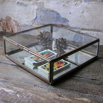Mirrored Brass Treasure Box (4648618491964)