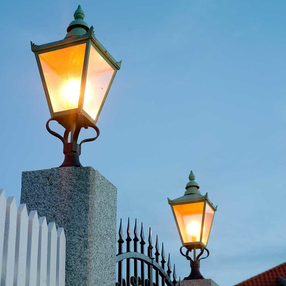 Chelsea Grande Outdoor Pedestal Lantern (4649063186492)